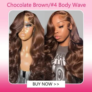 13x6 Chocolate Brown Straight Lace Frontal Wigs 100% Human Hair Wig Transparent Brown HD Lace Front Wig 4x4 5x5 Colored Wigs