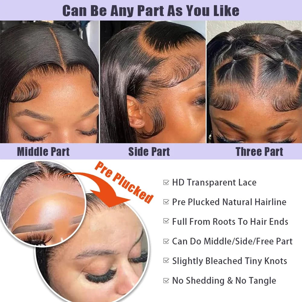 Bob Wig Human Hair 180 Density Glueless Wigs Human Hair Pre Plucked Pre Cut Glueless Wigs Human Hair 13x4 Hd Lace Closure Wigs