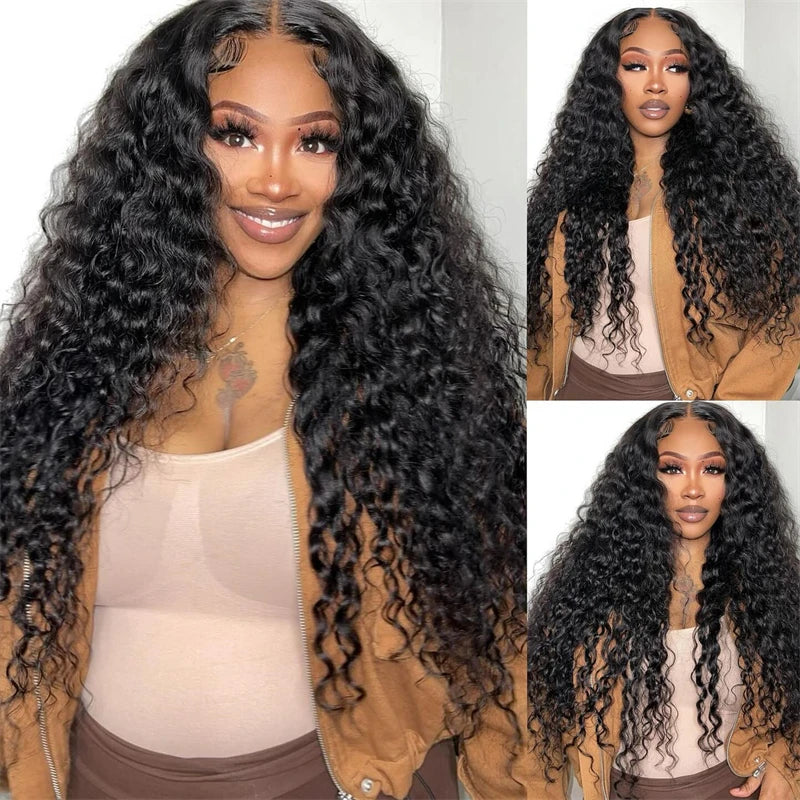 Kinky Curly 13x6 Lace Front Wigs Jerry Curly 100% Human Hair Wigs Transparent Lace 4x4 Closure Wigs For Women Brazilian On Sale
