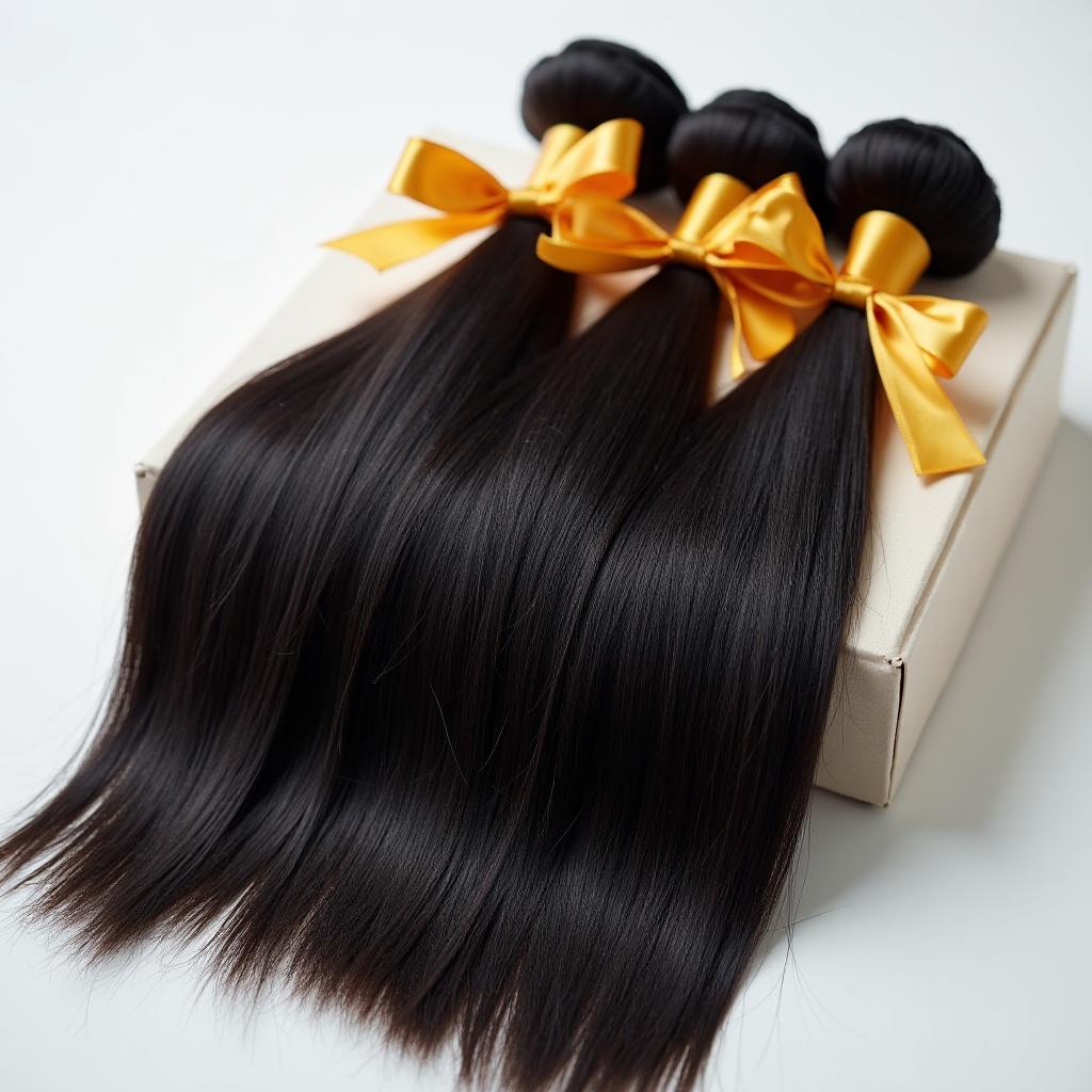 Brazilian Straight Hair Bundles - Premium Virgin Hair