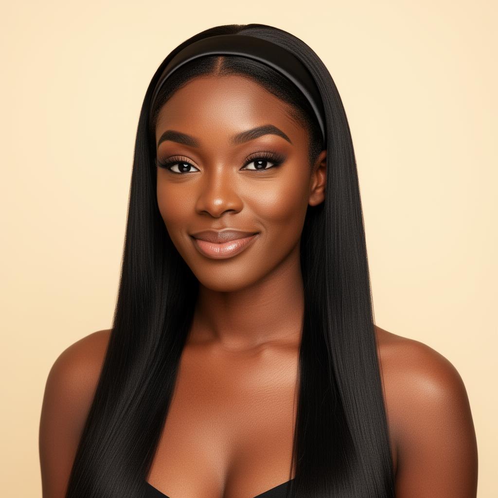 Headband Wig - Silky Straight
