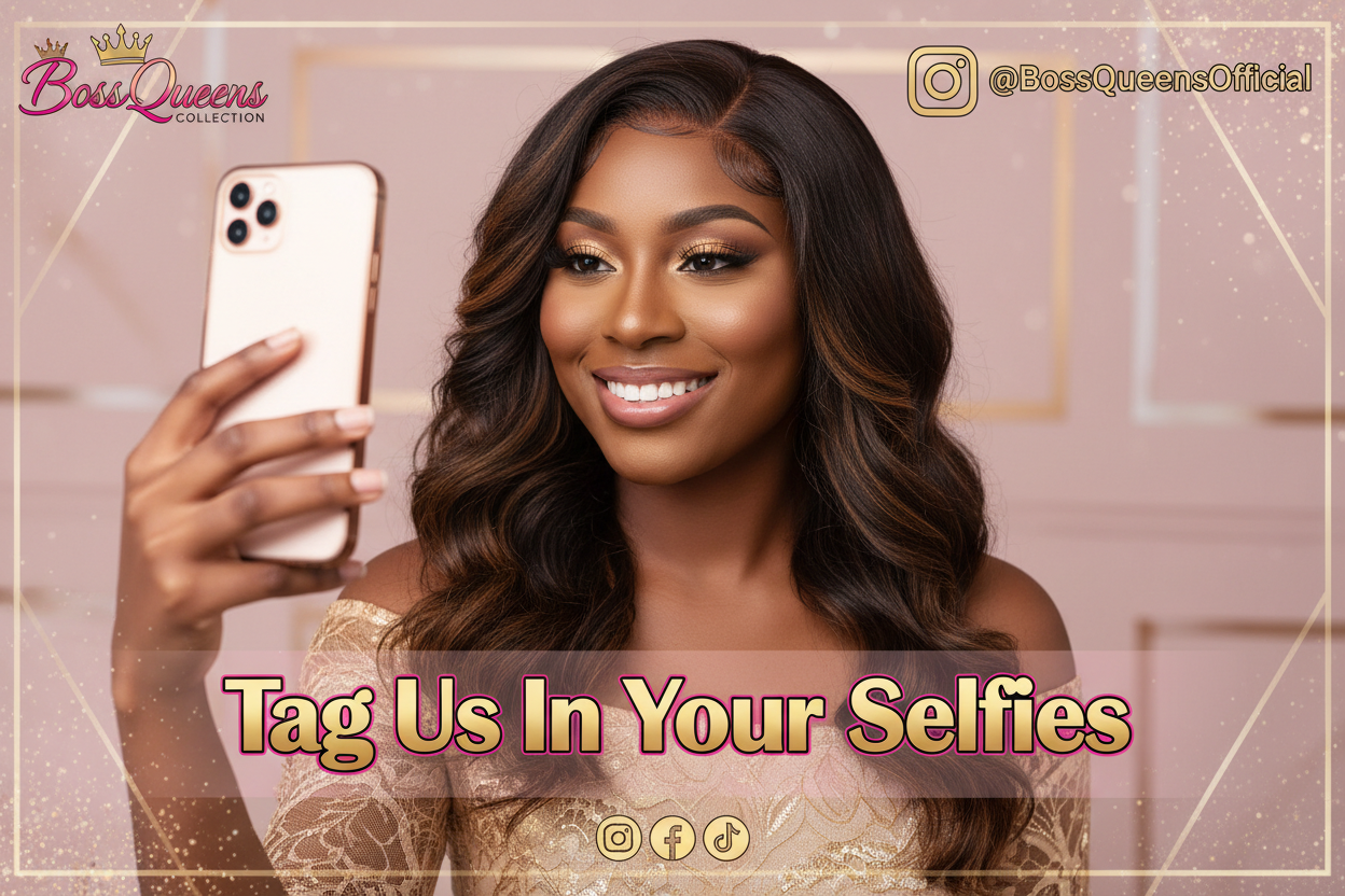 Tag us in your selfies promotional banner